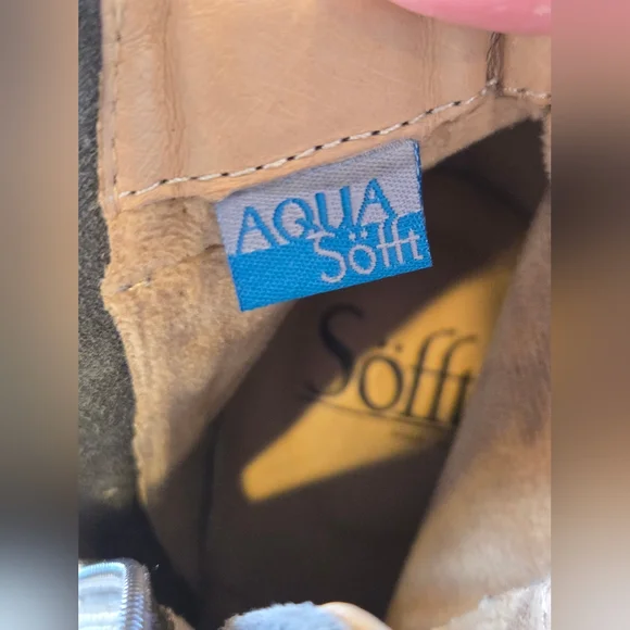 Sofft Underlyn wedge boots size 8 excellent condition - Picture 10 of 13